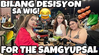 NAG WIG HABANG KUMAKAIN SA SAMGYUPSALAN DESISYON WITH QUEEN DURA & SESABLE || VLOG#130 JanaLarman