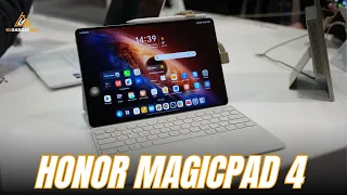 HONOR MagicPad 4 Hands On - Thinnest Tablet at 4.8mm!