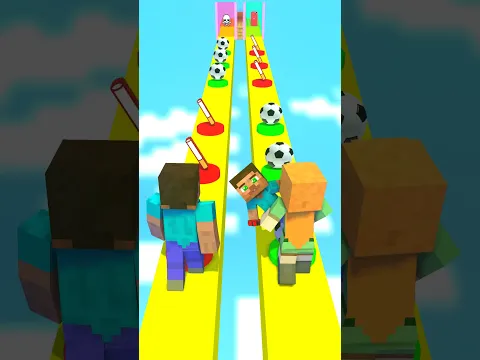 Happy Baby Run With Alex and Steve - Funny Animation