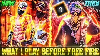 WHAT I PLAY BEFORE FREE FIRE🤨🤗GARENA FREE FIRE#freefire#garenafreefire