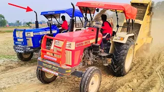 Swaraj Tractor Stunt & Loading Full Trolley Videos 