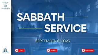 Sabbath Morning | Pastor Cryston Josiah | September 6, 2025