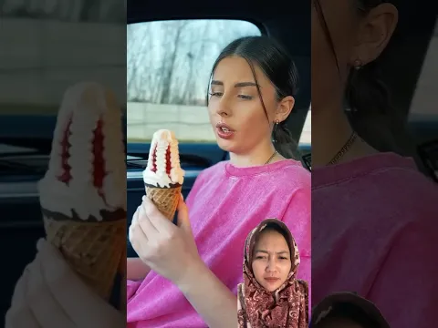 MAKAN ES KRIM #icecream #food #best #automobile  #funny