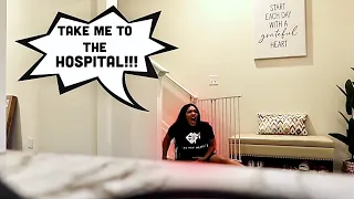 Pregnant Wife Falls Down Stairs! EPIC PRANK FAIL, I REALLY FELL!!!!!!!