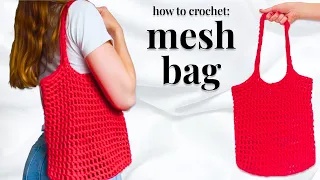 How to Crochet: Mesh Bag