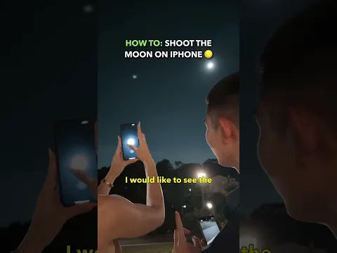 Here’s how to get a clear shot of the moon on your iPhone! 🌕📲 #photography #moon #smartphone