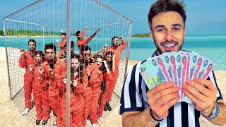 (اكبر لعبة غميضة على جزيرة مع اليوتيوبرز 🏝️ (الفائز يربح 5000 درهم