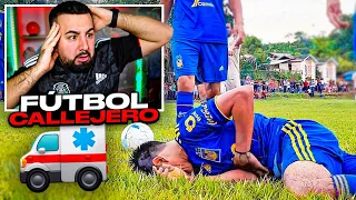 REACCIONANDO A FUTBOL CALLEJERO *PATADAS CRIMINALES, EXPULSIONES Y PERROS*