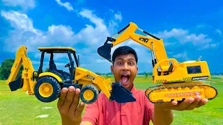 remote control excavator unboxing | rc jcb excavator | rc bulldozer review | remote control jcb