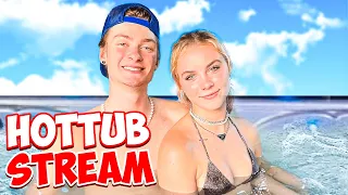 ANNA SHUMATE HOT TUB STREAM! *WE KISSED*