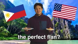American tries making Filipino Food | Flan recipe [EASY]