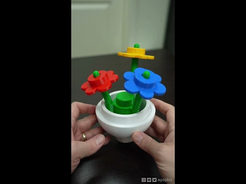 GIANT Lego Inspired Flower #shorts