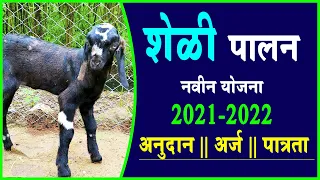 शेळी पालन योजना 2021-22 || अनुदान || अर्ज || पात्रता
