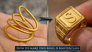 24k Gold Ring Making For Gents | How Gold Ring is Made