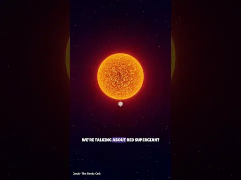 Biggest star in our universe Stephenson 2-18 #sciencefacts #science