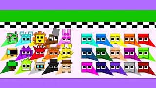 Classic Square League VS Sprunki - Who Will WIN This Survival Race ?