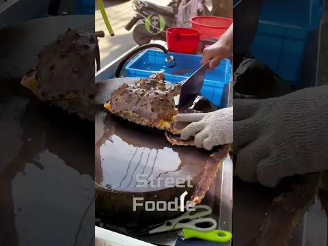 Cutting King Crab｜Street Food