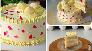 Eggless Rasmalai cake | recipe || 🎂❤️ without oven | Diwali special cake ||@yasmeennaaz3656 