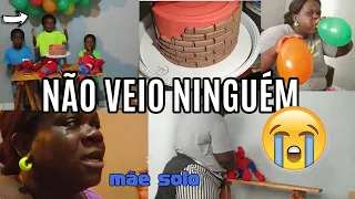 NÃO ACREDITO! NÃO VEIO NINGUÉM NA FESTA DO MEU FILHO,GASTEI 65.00 ESTOU TRISTE