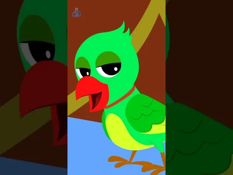 Main Tota Hare Rang Ka, मैं तोता हरे रंग का #hindirhymes #viralshorts #birds #maintota #shortsvideo
