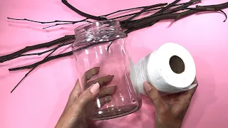 Papel higiénico, Ramas Secas y un frasco de Cristal / no te lo vas a creer !!