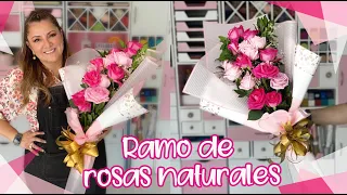 🌹Ramo de Flores naturales para regalar a mamá 🌹 :: Día de las madres
