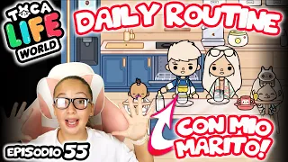 🔥 TOCA LIFE : DAILY ROUTINE  nella NUOVA CASA.. con MIO MARITO! ⭐️⭐️⭐️ (prima parte)