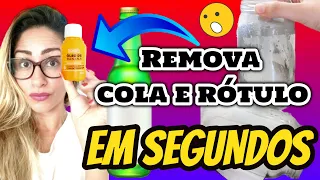 COMO REMOVER COLA E RÓTULO DE VIDRO, PLÁSTICO, METAL, MADEIRA [FÁCIL E RÁPIDO]