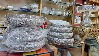 ಬೆಂಗಳೂರು ರಾಜಾ ಮಾರ್ಕೆಟ್  Rs. 3 /- Wholesale German Silver Shop // Single Pieces Courier Available