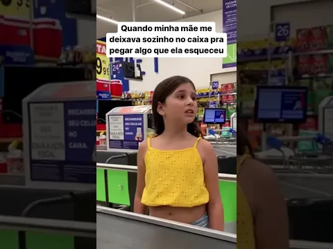 Isso sempre acontecia no supermercado