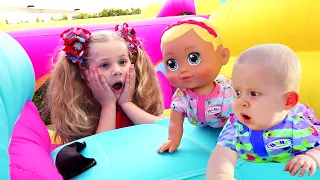 Diana finge ser babá do bebê Oliver