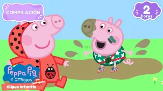 A Aventura da Peppa Pig nas Poças de Lama 🐷 Vídeos Infantis | Episódios Completos da Peppa Pig