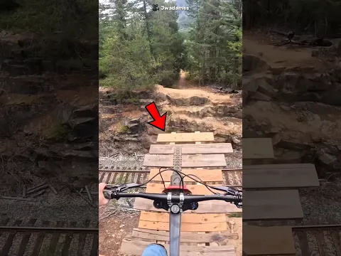You Won’t Believe How He Crossed This Broken Bridge 😱