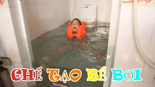 Mùa Hè bất Ổn - Su Và Socola Chế Tạo bể bơi Bằng Nhà Vệ Sinh - Su Family