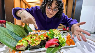لقيت ألذ مطعم سوشي  🍣