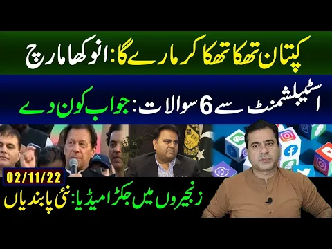 Imran Khan’s strange March | 6 Questions from Establishment | Imran Riaz Khan latest Vlog