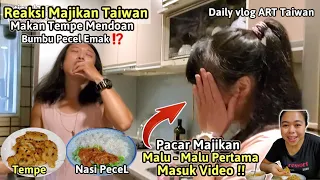 Reaksi Majikan ⁉️ Makan Tempe Mendoan + SambaL PeceL Emak