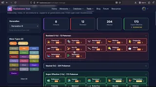 Upgraded Type Coverage Checker with Advanced Filtering (for competitive Smogon / Showdown use!)