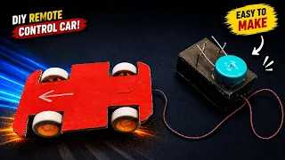 How to Make a Remote Control Car with Cardboard 🚗 | DIY RC Car at Home | Easy & Amazing