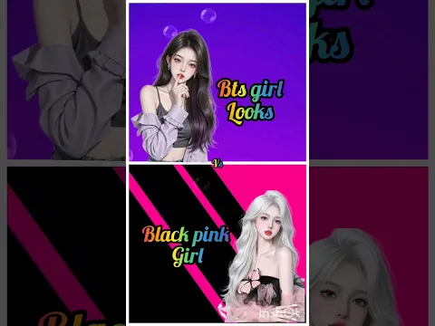 BTS girl 💁🏻‍♀️vs🙋🏻‍♀️ blackpink girl#dress👗#makeup💄#short video#shorts#short#new#viral#trending