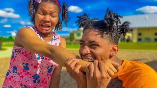 BOY BITES GIRL, HE LIVES TO REGRET IT