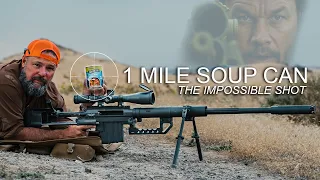408 Cheytac Soup Can 1 mile a REAL thing (shooter movie test ) 