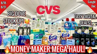 CVS Free & Cheap Digital Coupon Deals & Haul| 8/18-8/31| MONEY MAKER MEGA HAUL!🔥|Learn CVS Couponing