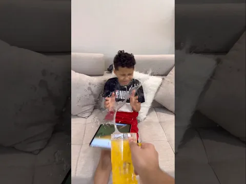 Empty water cup prank on Brother 🤣 #shorts