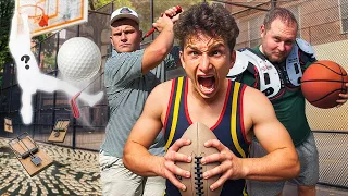 All Sports Battle! (Loser Steps on Mousetraps)