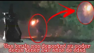 Nos encontramos con la bruja María y ella nos demostró su poder totalmente en vivo... 🔥💀👹🧙