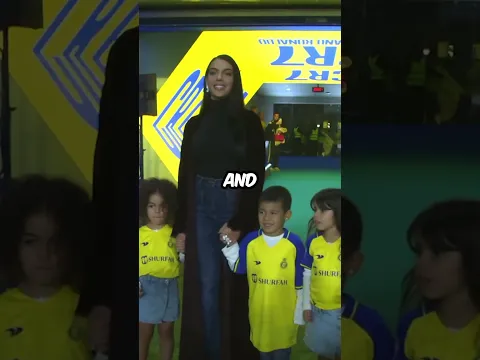 Georgina Rodriguez's Touching Moment with Ronaldo Jr #shorts