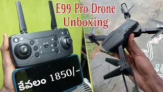 Best Budget Drone Unboxing And Review | Telugu Experiments | Camera Drone