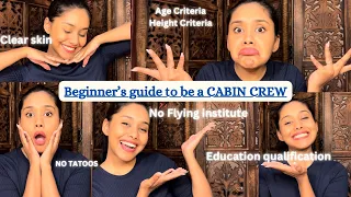 KAISE BANOGE CABIN CREW?How to become Air Hostess?FOR FRESHERS! #cabincrew #indigoairlines #flight