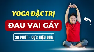 Yoga Đặc Trị Đau Cổ Vai Gáy, Hết Ngay Tê Đau Khớp Vai Cánh Tay | Kim Ba Yoga